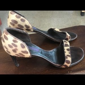 Ralph Lauren Size 8 Leopard Sandals